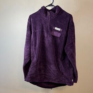 Magellan Outdoors Purple Fleece Pullover